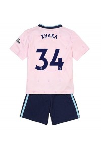 Arsenal Granit Xhaka #34 Babytruitje 3e tenue Kind 2022-23 Korte Mouw (+ Korte broeken)